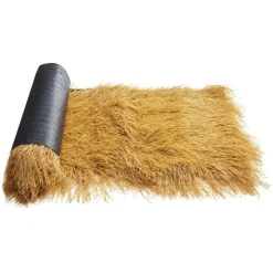 VEVOR Artificial Thatch Grass Roof, 1.3 x 3.9 ft Tiki Bar Hut Thatch Roofing Roll, Waterproof & Fire-Resistant, Palapa Tiki Roof Mat for Patio Pool Beach Tropical Hawaiian Party Décor