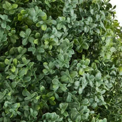 VEVOR Artificial Topiary Boxwood Trees with Ground Spike, 27 inch 2 Set Faux Shrubs & Bushes Potted Plants, Fake Silk Tree Look Real for Decor Front Porch Outdoor Indoor Patio Garden Balcony Backyard
