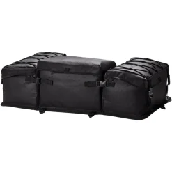 VEVOR ATV Rear Storage Bag, 50L ATV Rear Cargo Bag with Sponge Seat Cushion & Bottle Holder, 600D Oxford Cloth Rear Seat Gear Bag Fit Most ATVs with Rear Rack, Compatible with ATV, UTV, Can-Am Vehicle