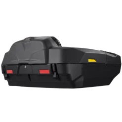 VEVOR ATV Rear Storage Box and Lounger, 95L ATV Cargo Box with Seat & Backrest, Waterproof LLDPE & Lockable Lounger Storage Box Fit Most ATVs with Rear Rack, Compatible with ATV, UTV, Can-Am Vehicles
