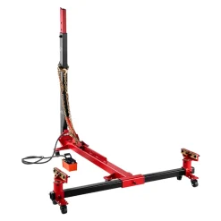 VEVOR Auto Body Frame Puller Straightener, 6T Tension Car Body Repair Equipment with 6000PSI Hydraulic Foot Pump & Swivel Post, Includes 16 Straightening Tools, for Auto Repair Shop, Sedan SUV Pickup