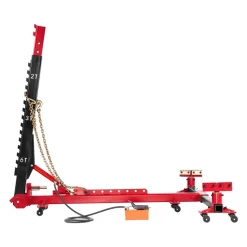 VEVOR Auto Body Frame Puller Straightener, 6T Tension Car Body Repair Equipment with 6000PSI Hydraulic Foot Pump & Swivel Post, Includes 16 Straightening Tools, for Auto Repair Shop, Sedan SUV Pickup
