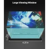 VEVOR Auto Darkening Welding Lens 4.25" x 2", Shade 10 True Color Welding Lens with Dual Arc Sensors & Gold Coating, Compatible with Most Welding Helmets for TIG, MIG, MMA, ARC Applications