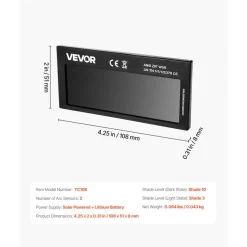 VEVOR Auto Darkening Welding Lens 4.25