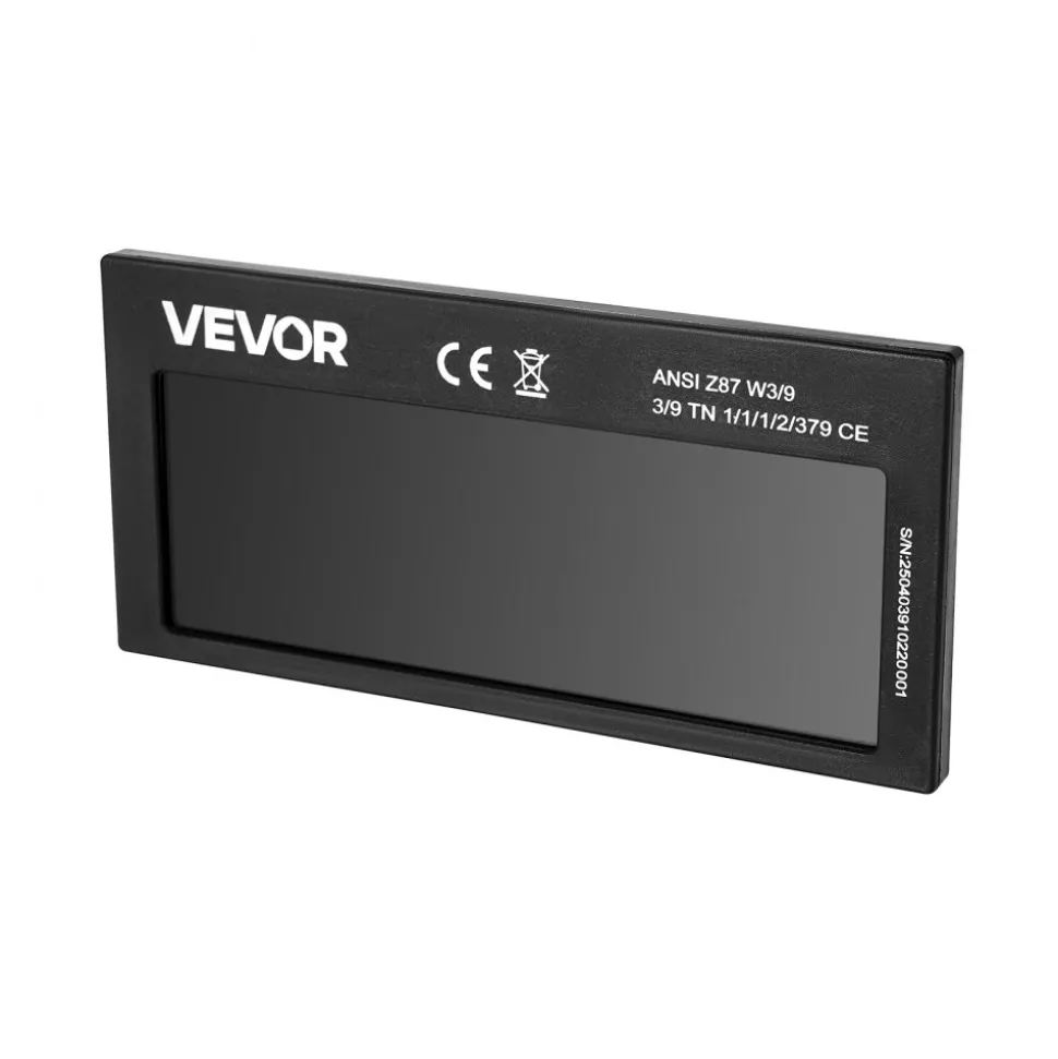 VEVOR Auto Darkening Welding Lens 4.25" x 2", Shade 11 True Color Welding Lens with Dual Arc Sensors & Gold Coating, Compatible with Most Welding Helmets for TIG, MIG, MMA, ARC Applications