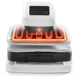 VEVOR Auto Heat Press Machine 15 x 15 inch T-Shirt Press Machine White, Auto Release and Adjustable Pressure, Digital Display, Rapid and Even Heating, for Sublimation, Vinyl, Heat Transfer Projects