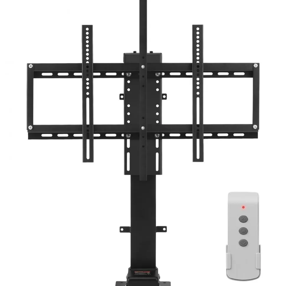 VEVOR Automated TV Elevator, 39.4" Stroke, Supports 32-70" TVs, Adjustable Height 28.74-68.11", Remote Controlled, Max Load 154 lbs
