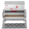 VEVOR Automatic Chicken Feeder, 25 lbs Capacity, Rainproof Treadle Poultry Feeder with Lockable Lid, No Waste, Galvanized Steel Construction, Outdoor Use, for Chicken, Bantams, Poultry, Pheasants