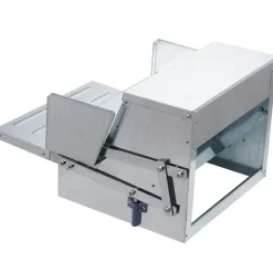 VEVOR Automatic Chicken Feeder, 25 lbs Capacity Feeds 10 Chickens up to 11 Days, Galvanized Steel Poultry Feeder