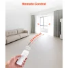 VEVOR Automatic Curtain Opener, 2 Pack, APP and Remote Control, Hub Included, Electric Smart Curtain Opener Compatible with Alexa and Google Home, Timed Opening and Closing, for Roman Rods, U/I Rails