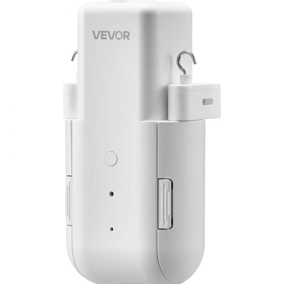 VEVOR Automatic Curtain Opener, 2 Pack, APP and Remote Control, Hub Included, Electric Smart Curtain Opener Compatible with Alexa and Google Home, Timed Opening and Closing, for Roman Rods, U/I Rails