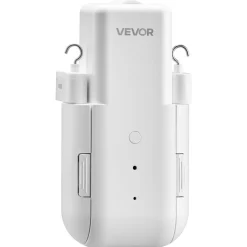 VEVOR Automatic Curtain Opener, 2 Pack, APP and Remote Control, Hub Included, Electric Smart Curtain Opener Compatible with Alexa and Google Home, Timed Opening and Closing, for Roman Rods, U/I Rails