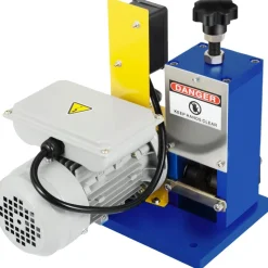 VEVOR Automatic Electric Wire Stripping Machine 0.05"-0.98",Portable Dark Blue Wire Stripper, Wire Stripping Machine Tool for Scrap Copper Recycling (Dark Blue)