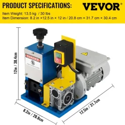 VEVOR Automatic Electric Wire Stripping Machine 0.05