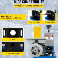 VEVOR Automatic Electric Wire Stripping Machine 0.05