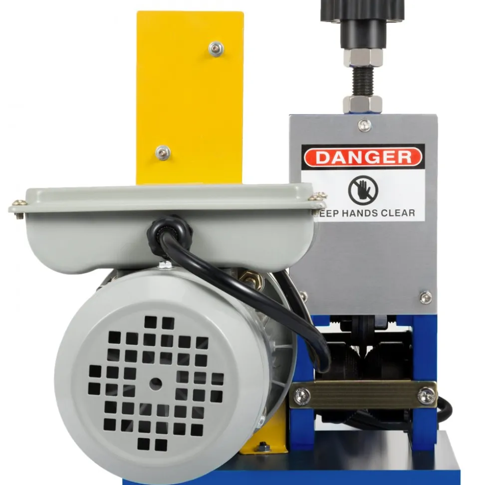 VEVOR Automatic Electric Wire Stripping Machine 0.05"-0.98",Portable Dark Blue Wire Stripper, Wire Stripping Machine Tool for Scrap Copper Recycling (Dark Blue)