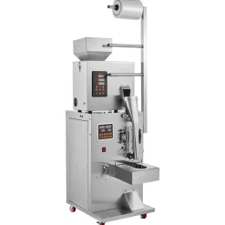 VEVOR Automatic Particle Packaging Machine, 0.002-0.22lbs/1-100g, Multi-Function Pouch Powder Sachet Weighting Filling Packing Machine, Powder Filler Machine for Tea Seeds Grains Flour Beans Glitter