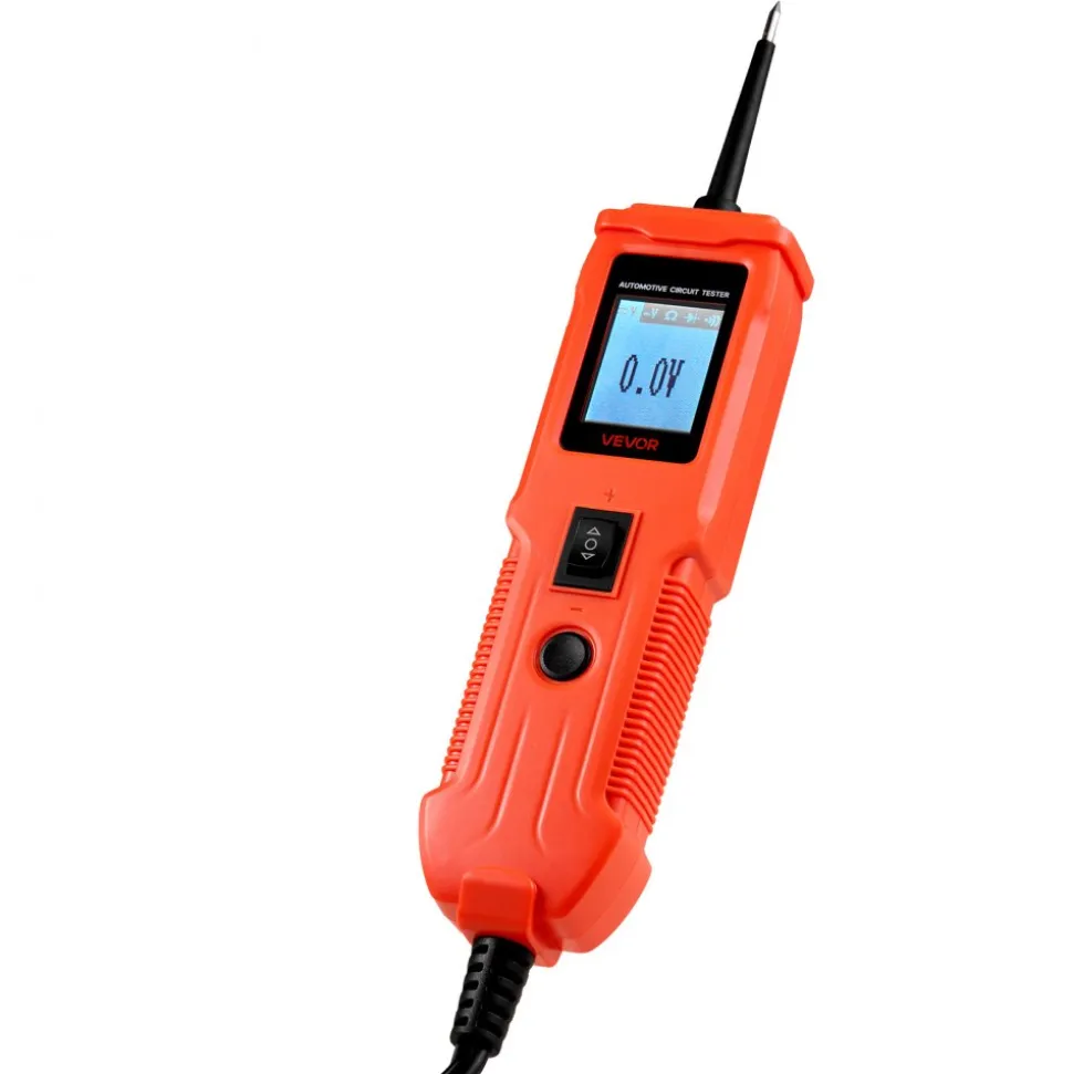 VEVOR Automotive Circuit Tester Kit, 8 - 35 DCV Power Circuit Probe Tester with TFT Color Display and Lighting, 2-in-1 Electrical Automotive Power Tester Probe with 19.7 ft / 6 m Extension Cable