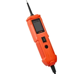 VEVOR Automotive Circuit Tester, 8 - 35 DCV Power Circuit Probe Tester with TFT Color Display and Lighting, Automotive Power Tester Probe with 13 ft / 4 m Cable, ABS Shell Electrical Detector Finder