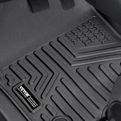 VEVOR Automotive Floor Mats, Fits for Honda CR-V (Hybrid Models) 2017-2022, 3 pcs Front and 2nd Row Liners, All Weather Custom Fit TPE Vehicle Floor Mats, Easy to Clean Floor Liners for SUV, Black