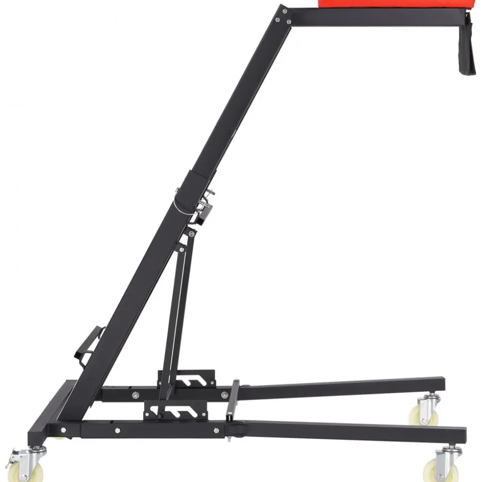VEVOR Automotive Top Creeper, Engine Creeper 42.5"-64.8", 400 LBS Capacity High Top Creeper, 4 Swivel Caster Wheels, Padded Deck, Creeper for Home Garage, Workshop Repair Maintenance