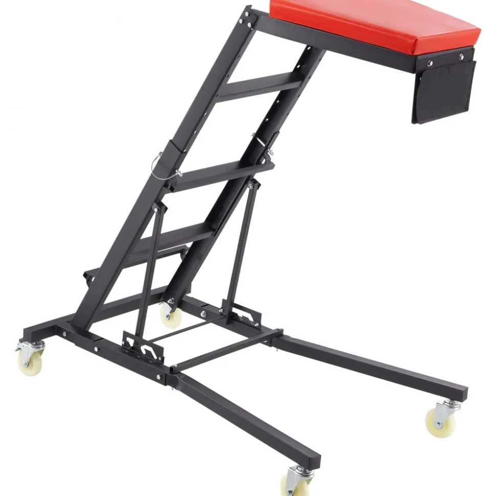 VEVOR Automotive Top Creeper, with Adjustable Height 48" to 76", 400 LBS Capacity High Creeper, 4 Swivel Caster Wheels, Heavy Duty Creeper for Auto Repair and Maintenance