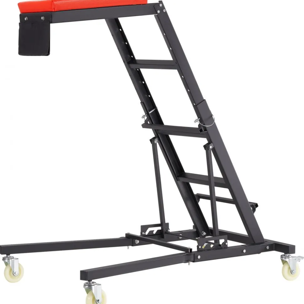 VEVOR Automotive Top Creeper, with Adjustable Height 48" to 76", 400 LBS Capacity High Creeper, 4 Swivel Caster Wheels, Heavy Duty Creeper for Auto Repair and Maintenance