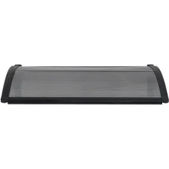 VEVOR Awnings for Door Entrance, 38 x 78 in, Exterior Front Door Window Awnings with Drainage & ABS Bracket, Rain Snow Sun Protection, Overhang Polycarbonate Door Canopy for Porch Patio, Smoky Gray