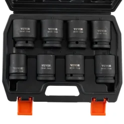 VEVOR Axle Nut Impact Socket Set, 3/4