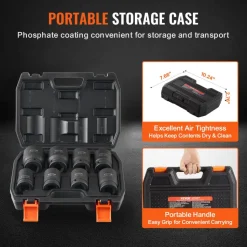 VEVOR Axle Nut Impact Socket Set, 3/4