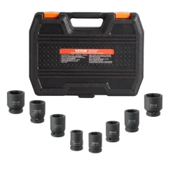 VEVOR Axle Nut Impact Socket Set, 3/4