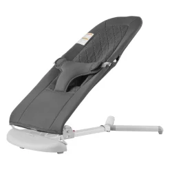 VEVOR Baby Bouncer, Folding Bouncer Seat for Babies 0-9 Months, Newborn Bouncer Chair with 2 Reclining Angles & 3-Point Harness, Portable Infant Rocker with Carrying Bag for Indoor Outdoor, Dark Gray