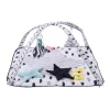 VEVOR Baby Play Gym Mat, Tummy Time Mat with 6 Sensory Toys, Baby Activity Mat with 2 Touch Balls & Soft Fabric for Sensory & Motor Skill Development, Baby Essential Gift for 0-18 Month Newborn Infant