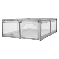 VEVOR Baby Playpen, 78.7″ x 70.3″ Extra Large Playpen for Babies Toddlers, Indoor/Outdoor Baby Fence Play Yard, No-Gap Safety Activity Center with 50 Ocean Balls, Zippered Door & Soft Breathable Mesh