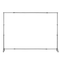 VEVOR Backdrop Stand with Wheels, 7 x 10 ft Adjustable Photo Backdrop Stand Kit, Moveable Background Backdrop Stand, Heavy Duty Projector Screen Stand, for Wedding, Photo Studio & Party
