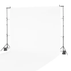 VEVOR Backdrop Stand, 10 x 10 ft Adjustable Photo Backdrop Stand Kit, Portable Background Backdrop Stand with 4 Crossbars, Heavy Duty Projector Screen Stand, for Wedding, Photo Video Studio & Party
