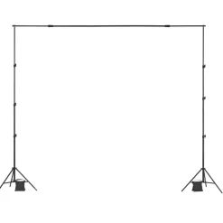 VEVOR Backdrop Stand, 8.5 x 10 ft Adjustable Photo Backdrop Stand Kit, Portable Background Backdrop Stand with 2 Tripods, Heavy Duty Projector Screen Stand, for Wedding, Photo Video Studio & Party