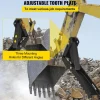 VEVOR Backhoe Excavator Thumb Attachments, 36 inch  Adjustable Extreme Weld On Backhoe Thumb Hoe Clamp 1/2 Inch Teeth Thick Steel Plate 16MM Assembly Bolt-On Design