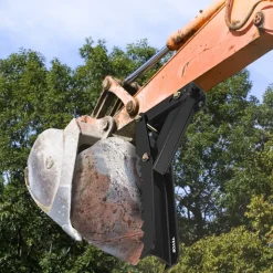 VEVOR Backhoe Excavator Thumb Attachments, 36 inch Adjustable Extreme Weld On Backhoe Thumb Hoe Clamp 1/2 Inch Teeth Thick Steel Plate 16MM Assembly Bolt-On Design