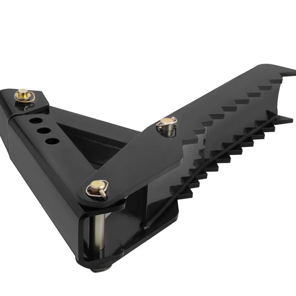 VEVOR Backhoe Excavator Thumb Attachments, 36 inch Adjustable Extreme Weld On Backhoe Thumb Hoe Clamp 1/2 Inch Teeth Thick Steel Plate 16MM Assembly Bolt-On Design