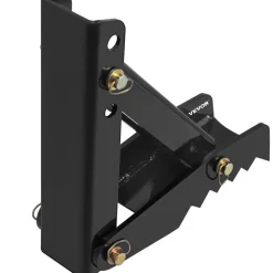 VEVOR 18" Backhoe Thumb, 1/2" Teeth Thickness Heavy Duty Excavator Thumb, Black Steel Weld On Thumb Attachments with 12mm Bolt-On Design Adjustable Mechanical Thumb for Backhoe/Excavator