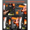 VEVOR Backpack Leaf Blower, 43CC 2-Stroke Engine Gas Powered Leaf Blower with 1.38L Fuel Tank, 447 CFM Air Volume, 150 MPH Air Speed, Ideal for Lawn Care, Leaves Cleaning, Yard Debris & Snow Removal