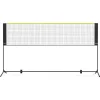 VEVOR Badminton Net, Height Adjustable Volleyball Net, 10ft Wide Foldable Pickleball Net, Portable Easy Setup Tennis Net Set with Poles, Stand and Carry Bag, for Kids Backyard Game Indoor Outdoor Use