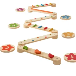 VEVOR Balance Beam Stepping Stones, 6 PCS Wooden Toddler Balance Boards, Montessori Toy for Kids 2-6, Build Coordination and Gross Motor Skills Gymnastics Obstacle Course Indoor Outdoor for Girls Boys