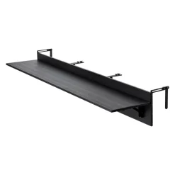 VEVOR Balcony Hanging Table, 19 x 24 in Metal Folding Balcony Railing Table, Outdoor Balcony Bar Table for Railings, 5-Level Adjustable, Fit Railing from 1