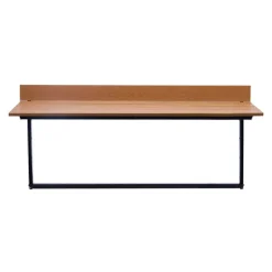 VEVOR Balcony Hanging Table, 25 x 24 in Folding Balcony Railing Table, Outdoor Balcony Bar Table for Railings, 4-Level Adjustable, Fit Railing from 1