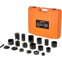 VEVOR Ball Joint Press Kit, 21 pcsTool Kit, C-press Ball joint Remove and Install Tools, for Most 2WD and 4WD Cars, Heavy Duty Ball Joint Repair Kit for Automotive Repairing