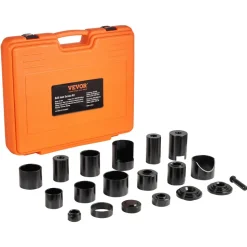 VEVOR Ball Joint Press Kit, 21 pcsTool Kit, C-press Ball joint Remove and Install Tools, for Most 2WD and 4WD Cars, Heavy Duty Ball Joint Repair Kit for Automotive Repairing