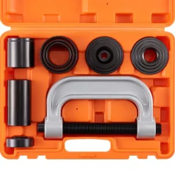 VEVOR Ball Joint Press Kit, 10 pcsTool Kit, C-press Ball joint Remove and Install Tools, for Most 2WD and 4WD Cars, Heavy Duty Ball Joint Repair Kit for Automotive Repairing