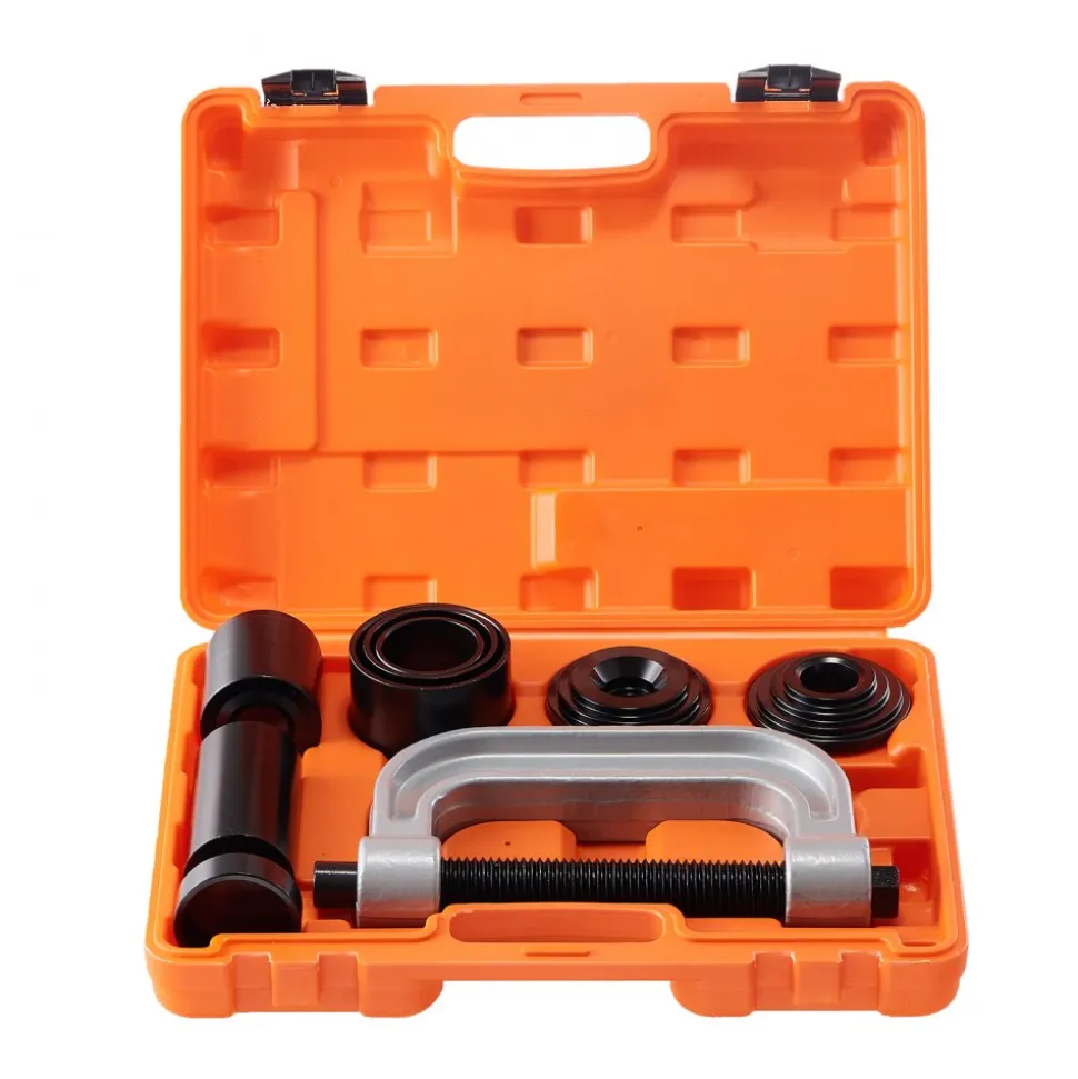 VEVOR Ball Joint Press Kit, 10 pcsTool Kit, C-press Ball joint Remove and Install Tools, for Most 2WD and 4WD Cars, Heavy Duty Ball Joint Repair Kit for Automotive Repairing